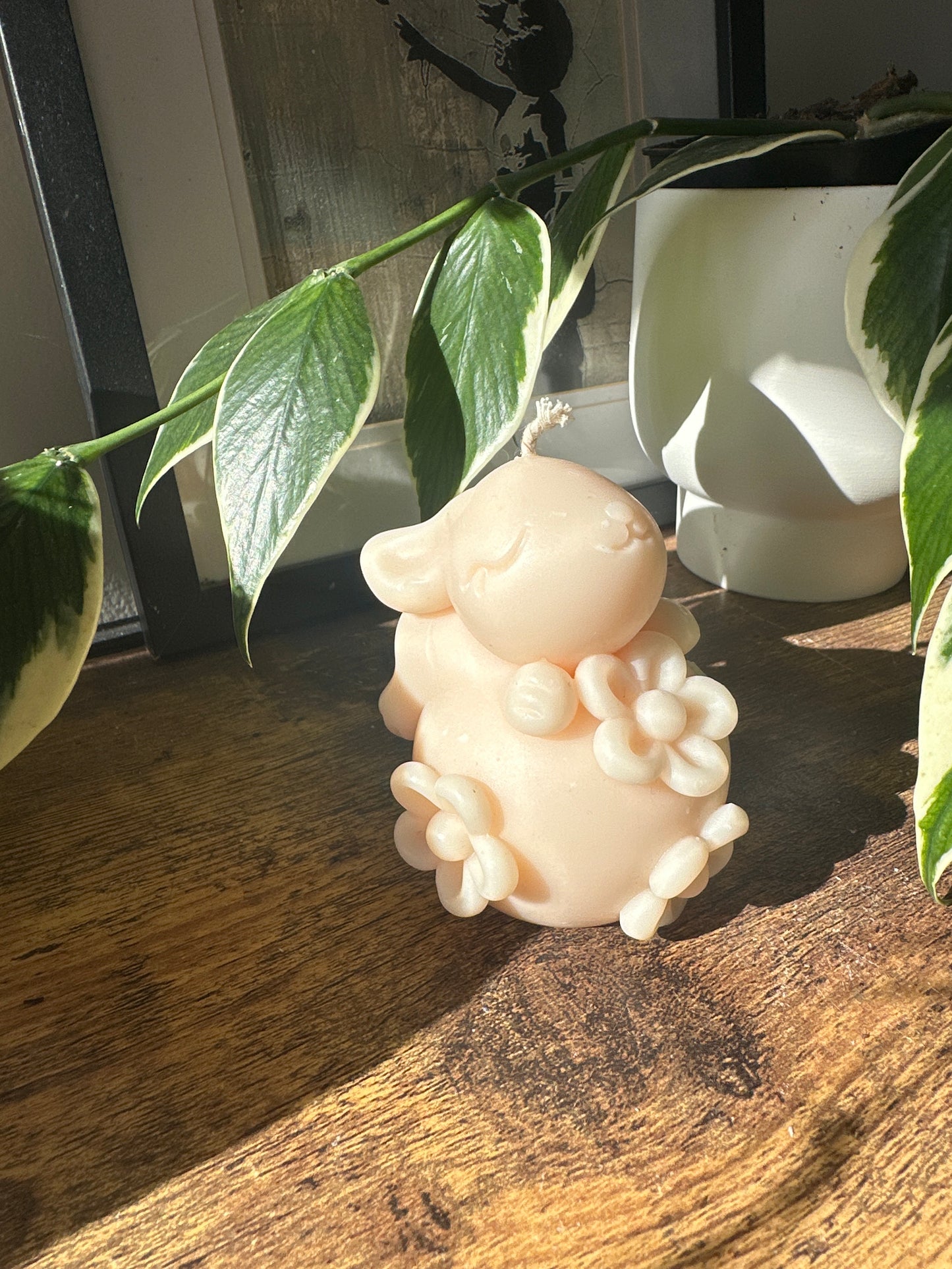 Blossom Bunny Candle