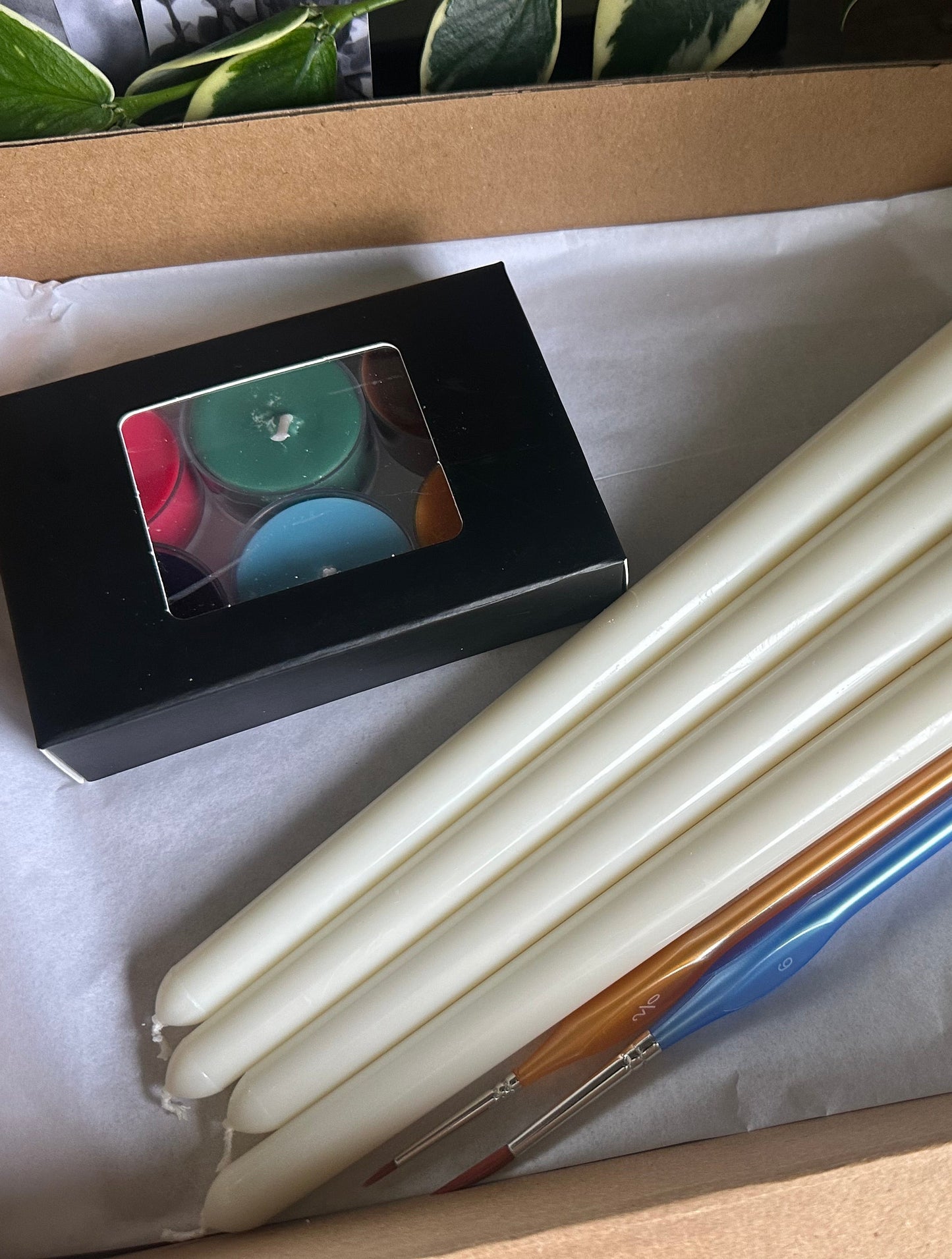 Paint a candle set