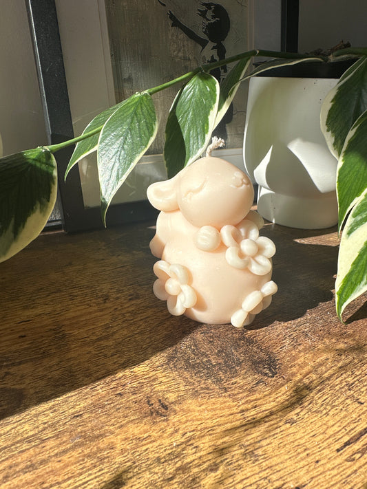 Blossom Bunny Candle