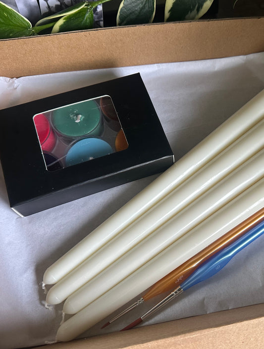 Paint a candle set