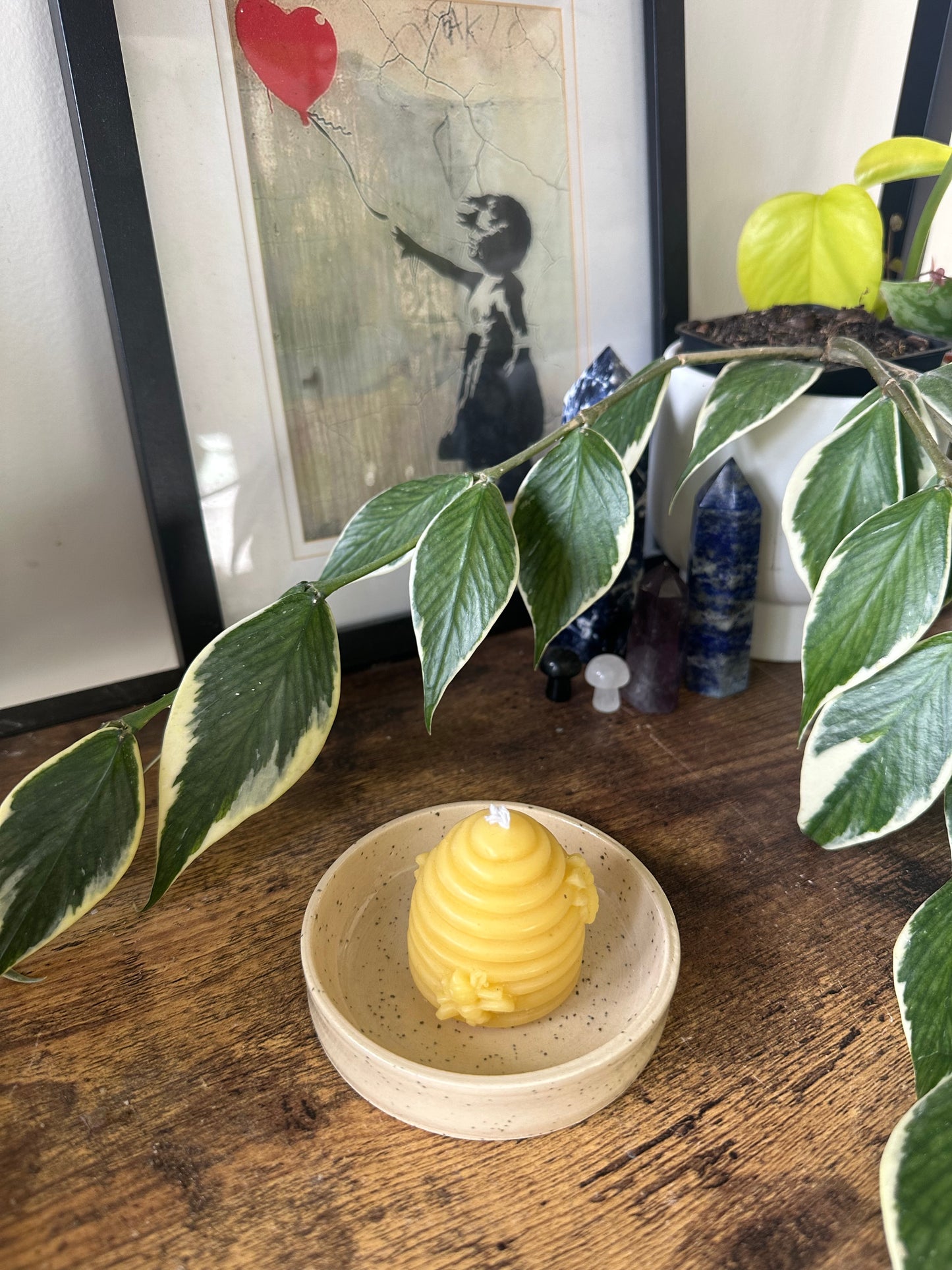 Candle plate, small