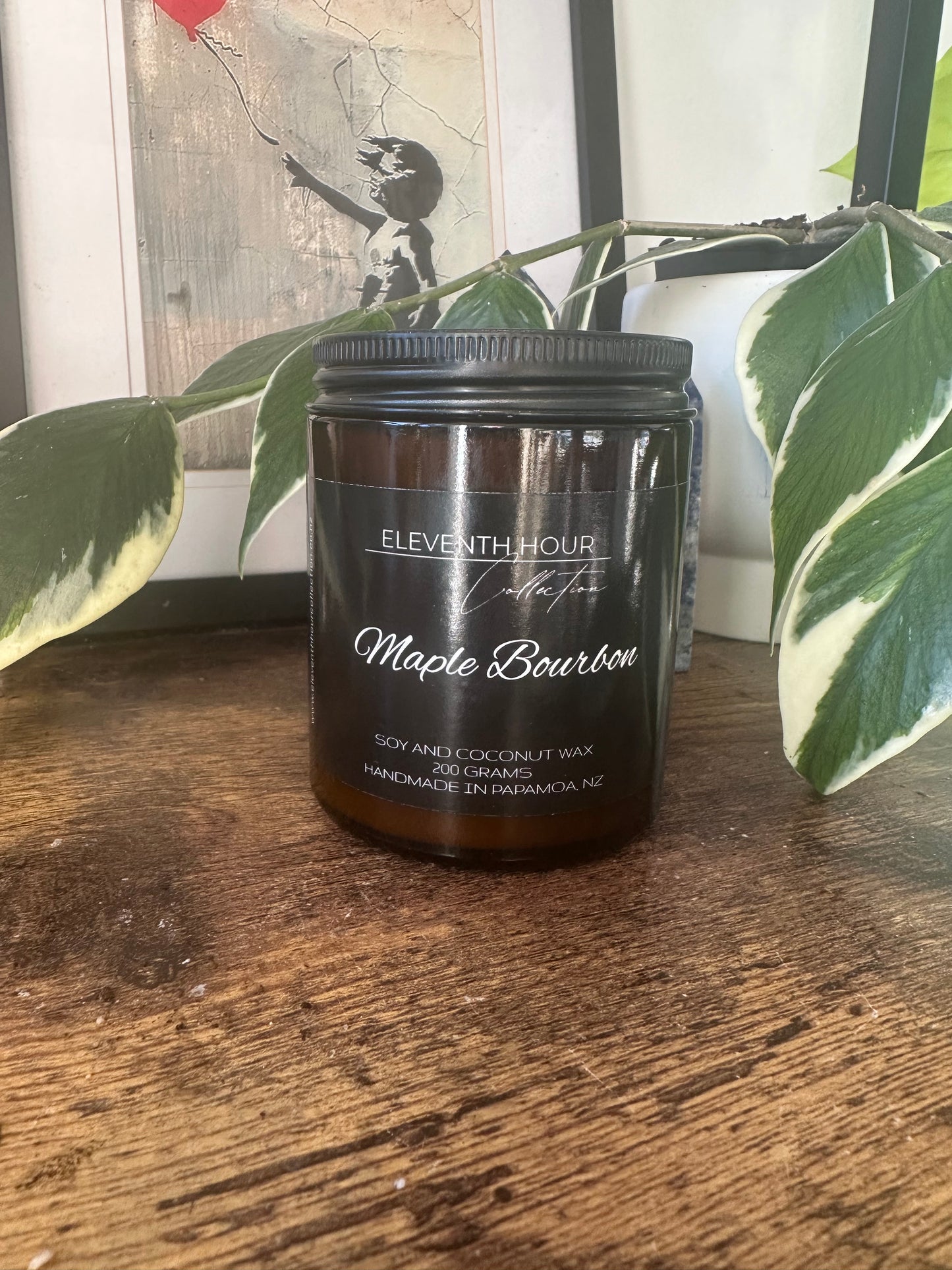 Maple Bourbon container candle