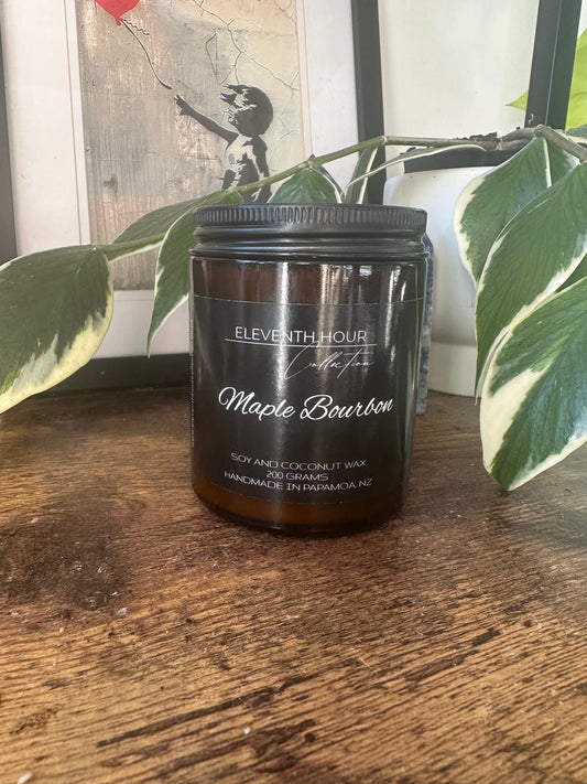 Maple Bourbon container candle