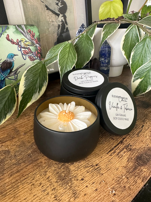 Velour Bloom Candle tins