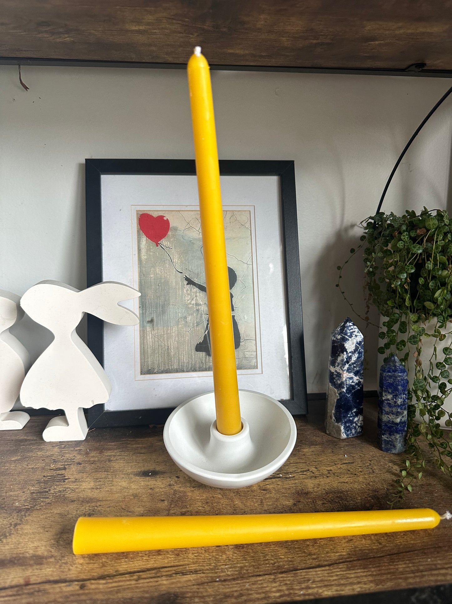Beeswax taper