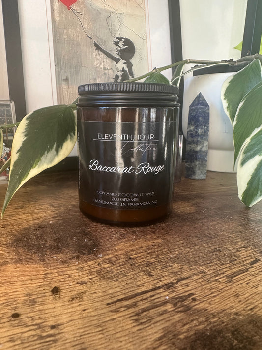 Baccarat Rouge container candle